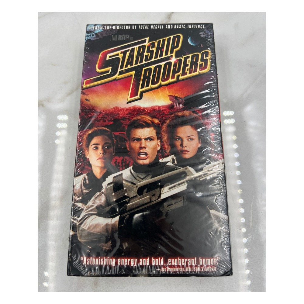 Starship Troopers VHS 1998 Columbia Tristar Sci-Fi Action Movie Casper Van Dien